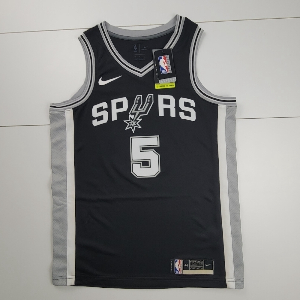 Nike San Antonio Spurs Dejounte Murray Swingman NBA Jersey CW3682-013 Size M New